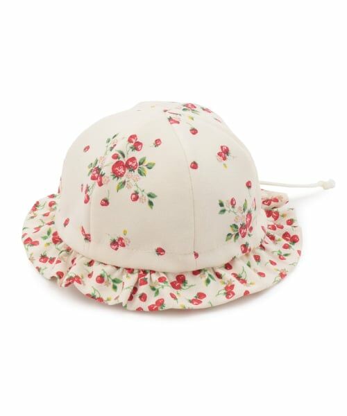 sense of wonder / センス オブ ワンダー ハット | ☆野イチゴフラワー帽子【オーガニック】【日本製】（ECRU(キナリ)）