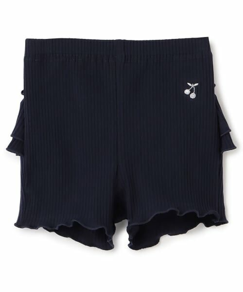 sense of wonder / センス オブ ワンダー レギンス・スパッツ | 1分丈バックフリルレギンス（紺）