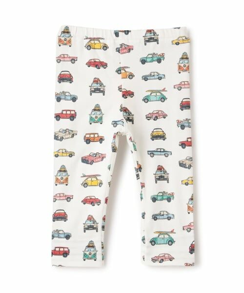 sense of wonder / センス オブ ワンダー レギンス・スパッツ | クルマ総柄9分丈レギンス（ブルー）