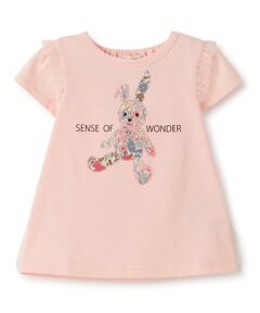 sense of wonder / センス オブ ワンダー Tシャツ | リバティウサギアップリケ半袖Tシャツ