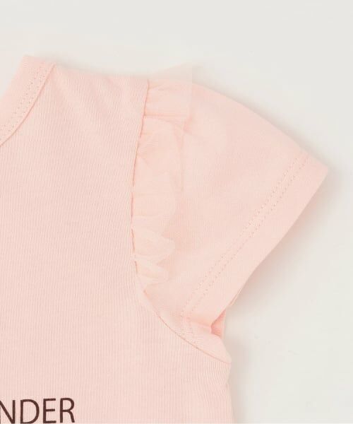 sense of wonder / センス オブ ワンダー Tシャツ | リバティウサギアップリケ半袖Tシャツ | 詳細5