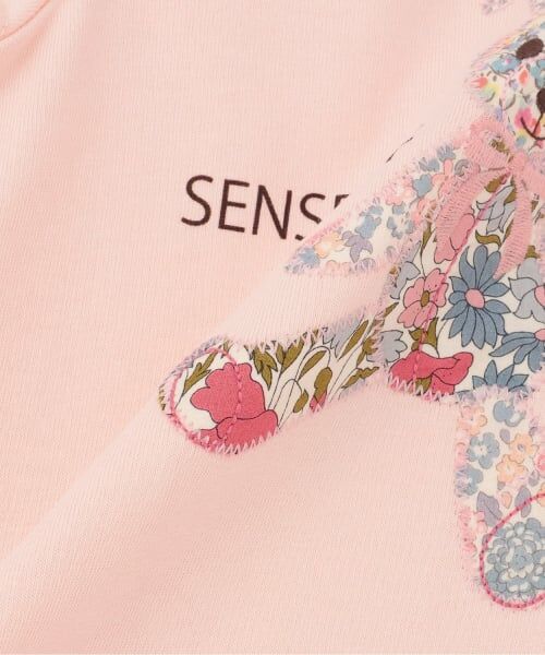 sense of wonder / センス オブ ワンダー Tシャツ | リバティウサギアップリケ半袖Tシャツ | 詳細8