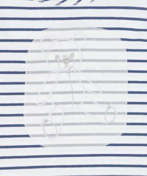 sense of wonder / センス オブ ワンダー Tシャツ | リバティクマアップリケ半袖Tシャツ | 詳細4