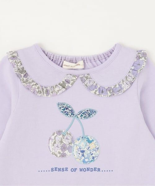 sense of wonder / センス オブ ワンダー Tシャツ | リバティチェリー長袖Tシャツ | 詳細2