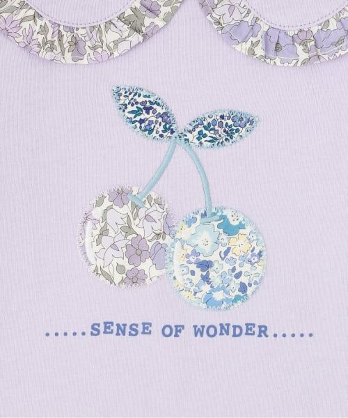sense of wonder / センス オブ ワンダー Tシャツ | リバティチェリー長袖Tシャツ | 詳細3