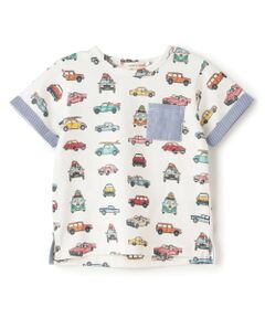 sense of wonder / センス オブ ワンダー Tシャツ | クルマ総柄半袖Tシャツ