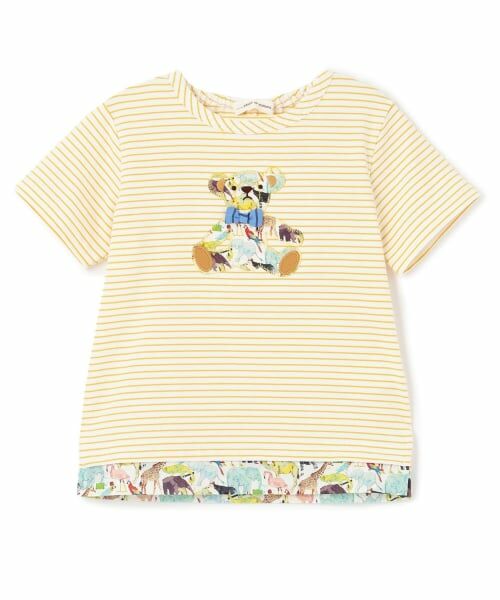 sense of wonder / センス オブ ワンダー Tシャツ | Queue for the Zooテディベア半袖Tシャツ（黄）