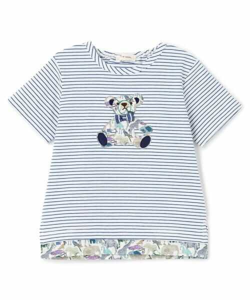 sense of wonder / センス オブ ワンダー Tシャツ | Queue for the Zooテディベア半袖Tシャツ（ブルー）