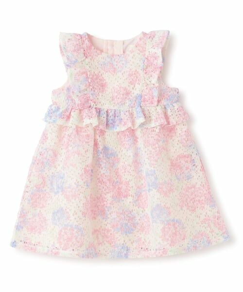 sense of wonder / センス オブ ワンダー ミニ丈・ひざ丈ワンピース | アジサイレースワンピース（ピンク）