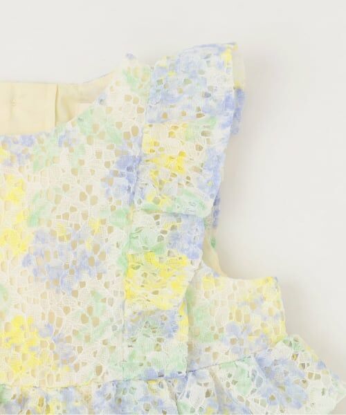 sense of wonder / センス オブ ワンダー ミニ丈・ひざ丈ワンピース | アジサイレースワンピース | 詳細3