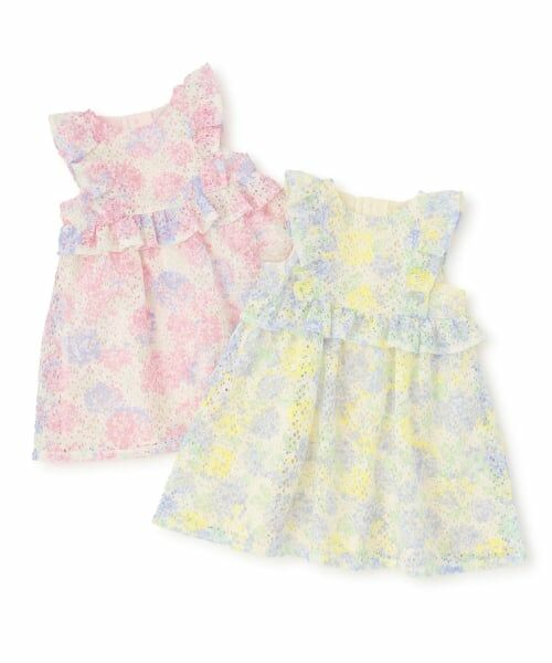 sense of wonder / センス オブ ワンダー ミニ丈・ひざ丈ワンピース | アジサイレースワンピース | 詳細7