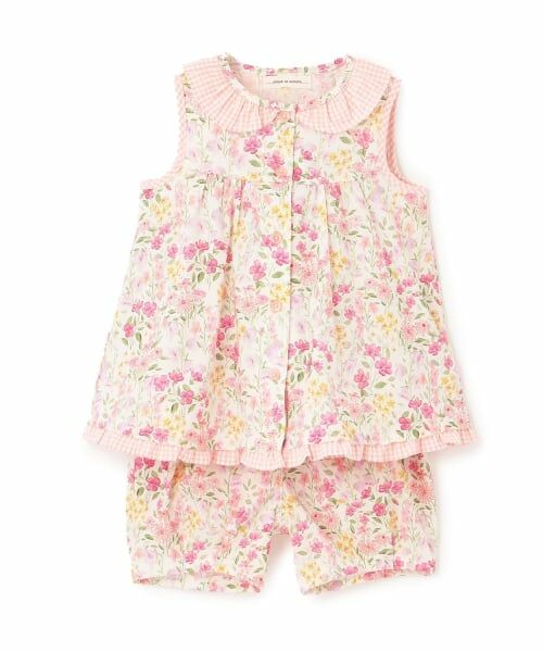 sense of wonder / センス オブ ワンダー Tシャツ | フラワーガーデンセットアップ（ピンク）