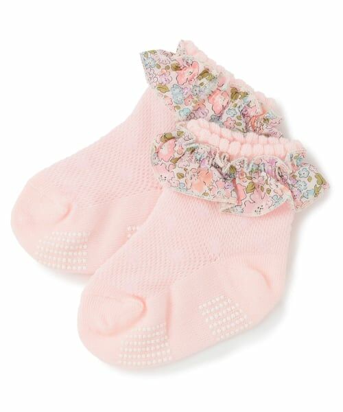 sense of wonder / センス オブ ワンダー ソックス | リバティフリルソックス（ピンク）