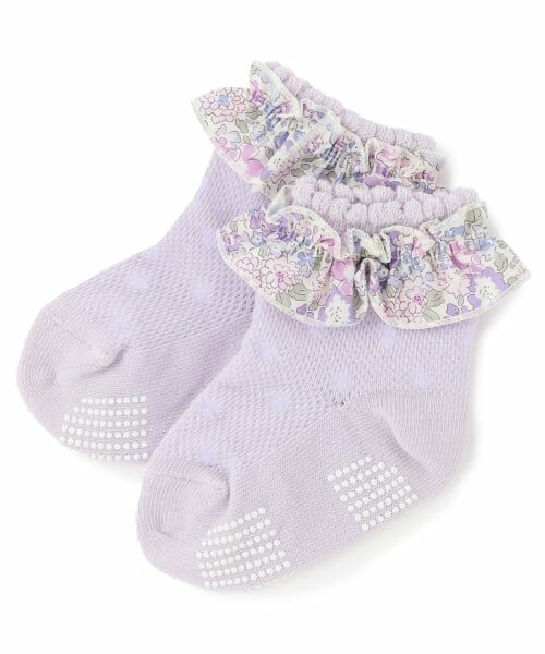 sense of wonder / センス オブ ワンダー ソックス | リバティフリルソックス（ラベンダー）