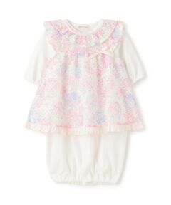 sense of wonder / センス オブ ワンダー ベビー・キッズウエア | アジサイレースエプロンつき2WAYオール【オーガニック】