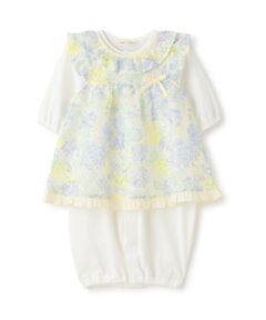 sense of wonder / センス オブ ワンダー ベビー・キッズウエア | アジサイレースエプロンつき2WAYオール【オーガニック】