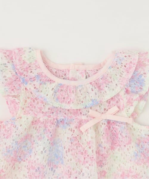 sense of wonder / センス オブ ワンダー ベビー・キッズウエア | アジサイレースエプロンつき2WAYオール【オーガニック】 | 詳細7