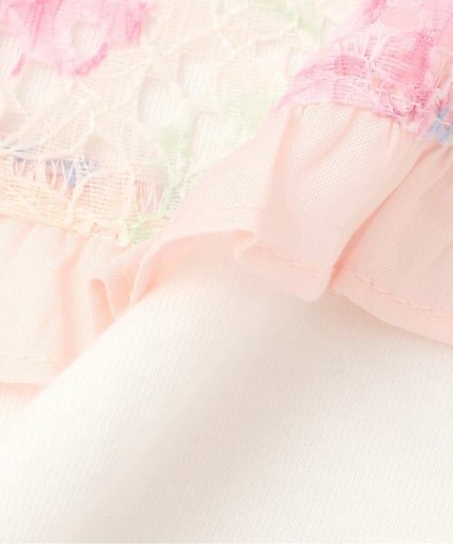 sense of wonder / センス オブ ワンダー ベビー・キッズウエア | アジサイレースエプロンつきショートオール【オーガニック】【日本製】 | 詳細11