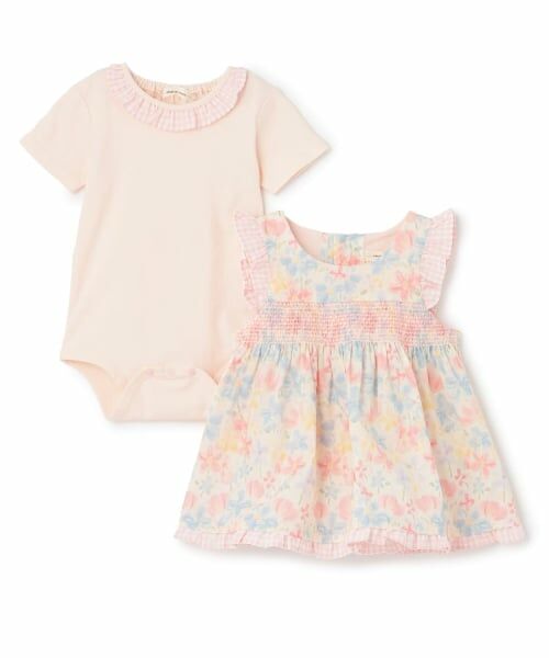 sense of wonder / センス オブ ワンダー 肌着 | ミルキーブロッサムボディスーツセット | 詳細2