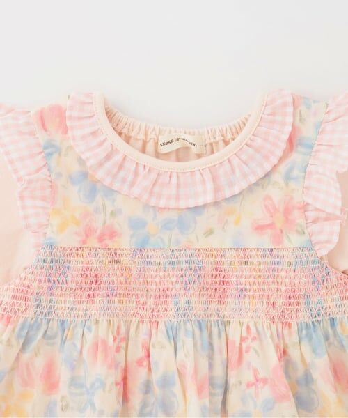 sense of wonder / センス オブ ワンダー 肌着 | ミルキーブロッサムボディスーツセット | 詳細3