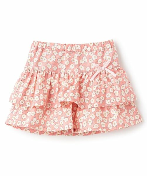 sense of wonder / センス オブ ワンダー ショート・ハーフ・半端丈パンツ | 小花フリルパンツ（ピンク）