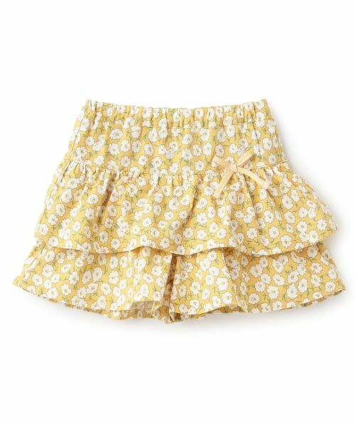 sense of wonder / センス オブ ワンダー ショート・ハーフ・半端丈パンツ | 小花フリルパンツ（クリーム）