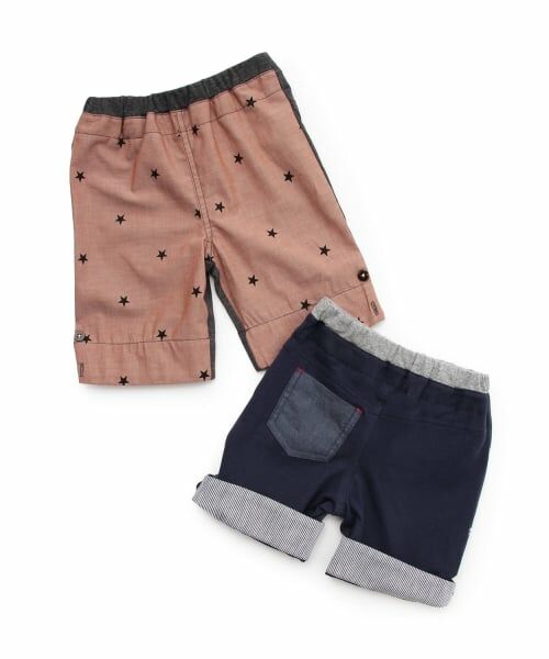 sense of wonder / センス オブ ワンダー ショート・ハーフ・半端丈パンツ | 星柄ダンガリーハーフパンツ | 詳細6