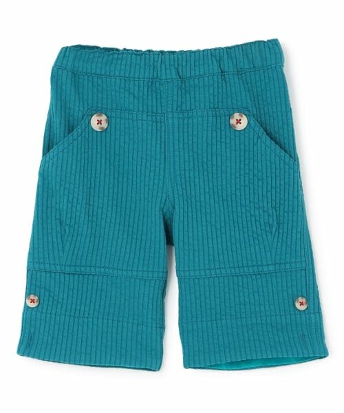 sense of wonder / センス オブ ワンダー ショート・ハーフ・半端丈パンツ | ストレッチサッカーマリンパンツ（ブルー グリーン）