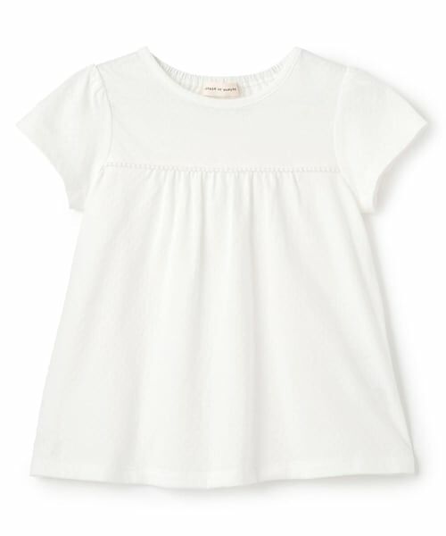 sense of wonder / センス オブ ワンダー Tシャツ | レーシー天竺Ｔシャツ（オフ ホワイト）