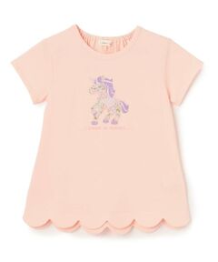 sense of wonder / センス オブ ワンダー Tシャツ | ユニコーンリバティアップリケTシャツ
