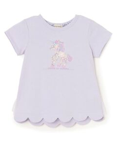 ユニコーンリバティアップリケTシャツ