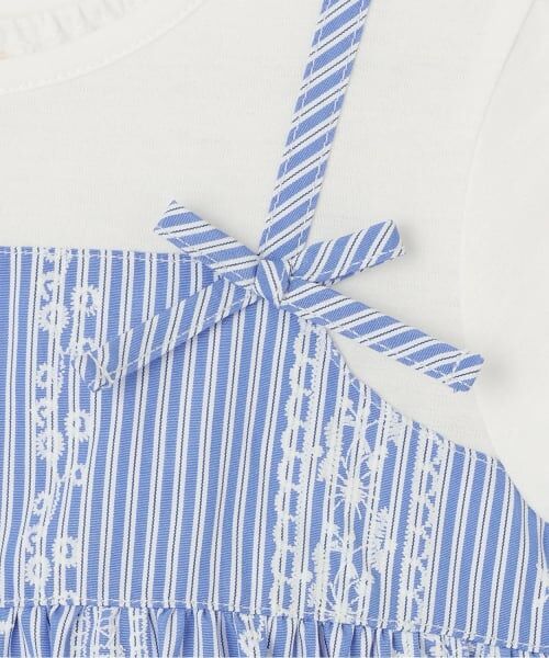 sense of wonder / センス オブ ワンダー その他トップス | レースプリントストライプドッキングチュニック | 詳細3