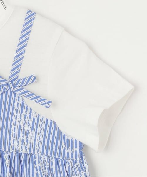 sense of wonder / センス オブ ワンダー その他トップス | レースプリントストライプドッキングチュニック | 詳細4