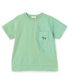 sense of wonder / センス オブ ワンダー Tシャツ | 接触冷感ストライプ切り替え半袖Tシャツ