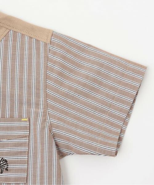 sense of wonder / センス オブ ワンダー Tシャツ | 接触冷感ストライプ切り替え半袖Tシャツ | 詳細3