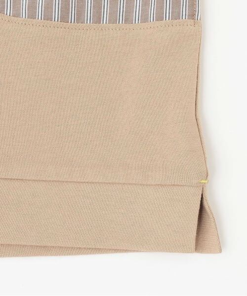 sense of wonder / センス オブ ワンダー Tシャツ | 接触冷感ストライプ切り替え半袖Tシャツ | 詳細5