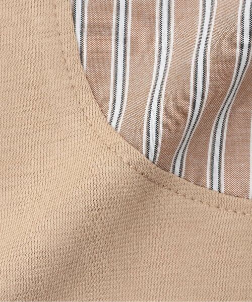sense of wonder / センス オブ ワンダー Tシャツ | 接触冷感ストライプ切り替え半袖Tシャツ | 詳細6