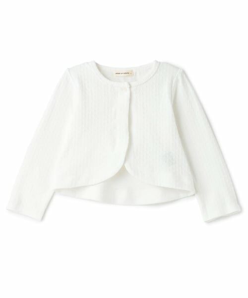sense of wonder / センス オブ ワンダー カーディガン・ボレロ | 長袖ボレロ（オフ ホワイト）