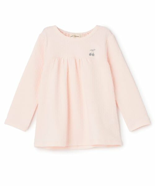 sense of wonder / センス オブ ワンダー Tシャツ | チェリードット長袖Tシャツ（ピンク）