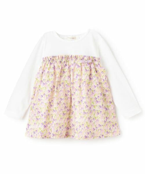 sense of wonder / センス オブ ワンダー その他トップス | 花柄長袖チュニック（ラベンダー）