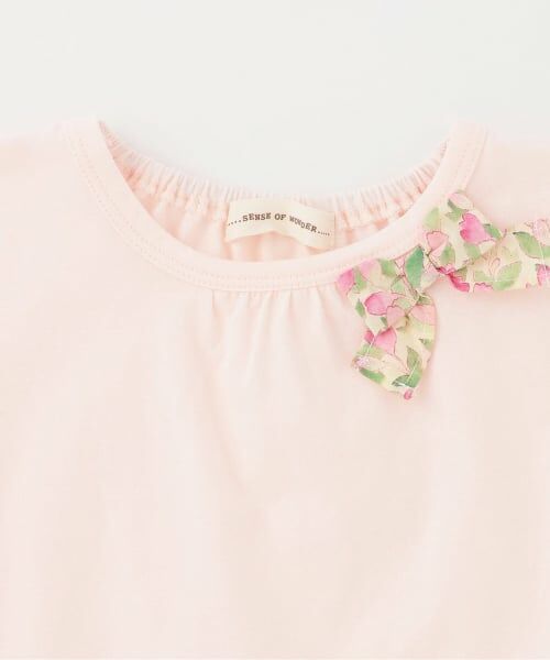 sense of wonder / センス オブ ワンダー Tシャツ | 小花柄リボンTシャツ | 詳細2