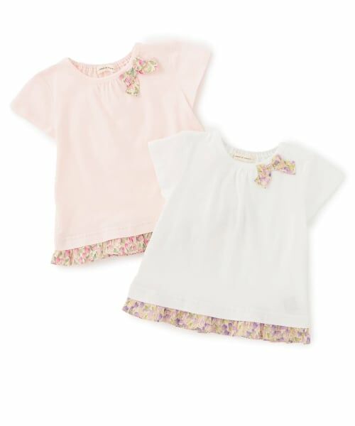 sense of wonder / センス オブ ワンダー Tシャツ | 小花柄リボンTシャツ | 詳細6