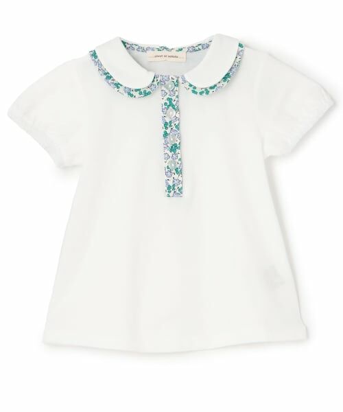 sense of wonder / センス オブ ワンダー シャツ・ブラウス | 小花柄コンビブラウス（オフ ホワイト）