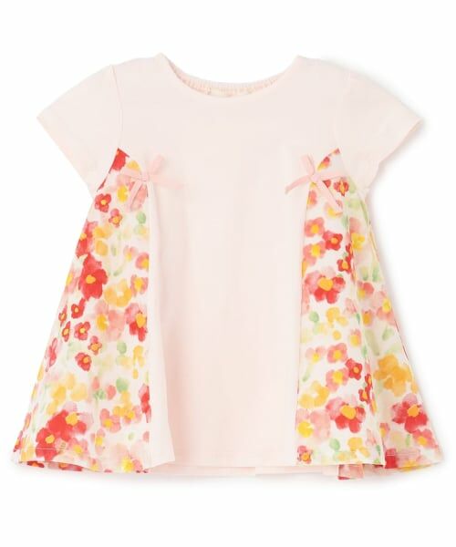 sense of wonder / センス オブ ワンダー その他トップス | 花柄キリカエチュニック（ピンク）