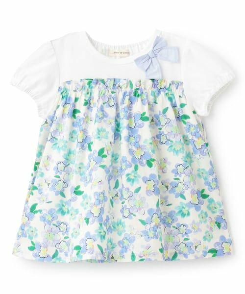 sense of wonder / センス オブ ワンダー その他トップス | フラワーブーケチュニック（ブルー）