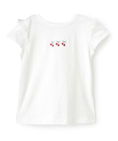 sense of wonder / センス オブ ワンダー Tシャツ | チェリー刺しゅう半袖Tシャツ