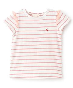 sense of wonder / センス オブ ワンダー Tシャツ | チェリー刺しゅう半袖Tシャツ