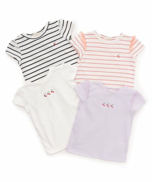 sense of wonder / センス オブ ワンダー Tシャツ | チェリー刺しゅう半袖Tシャツ | 詳細10