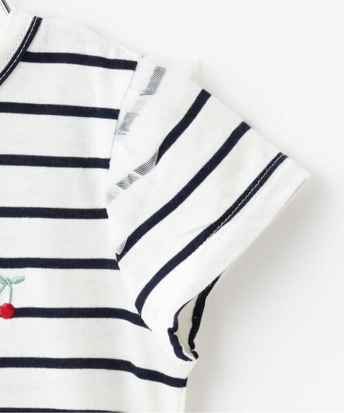 sense of wonder / センス オブ ワンダー Tシャツ | チェリー刺しゅう半袖Tシャツ | 詳細3