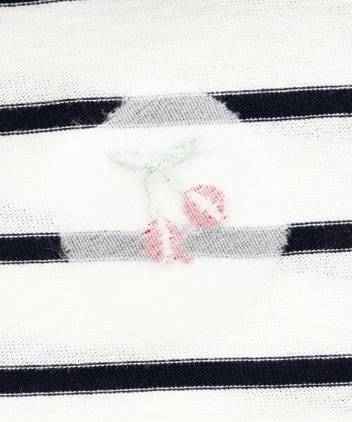sense of wonder / センス オブ ワンダー Tシャツ | チェリー刺しゅう半袖Tシャツ | 詳細5